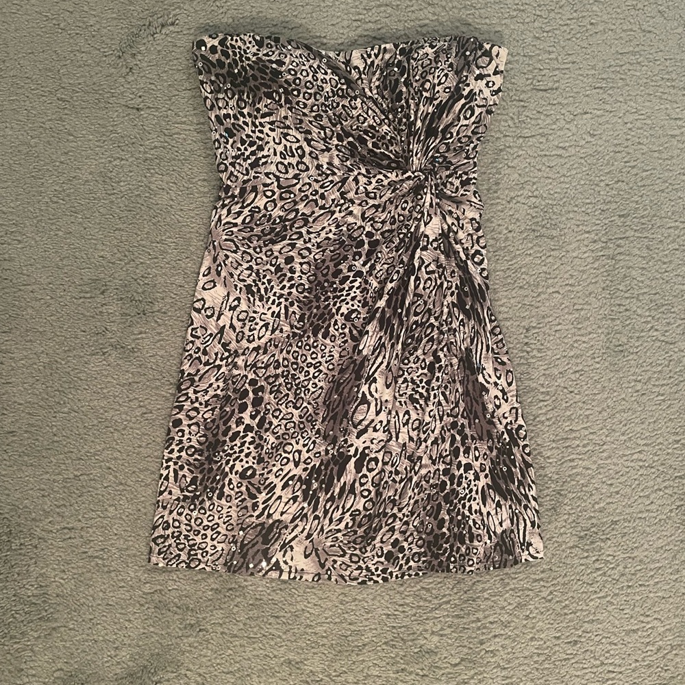 Leopard Print Cocktail Dress